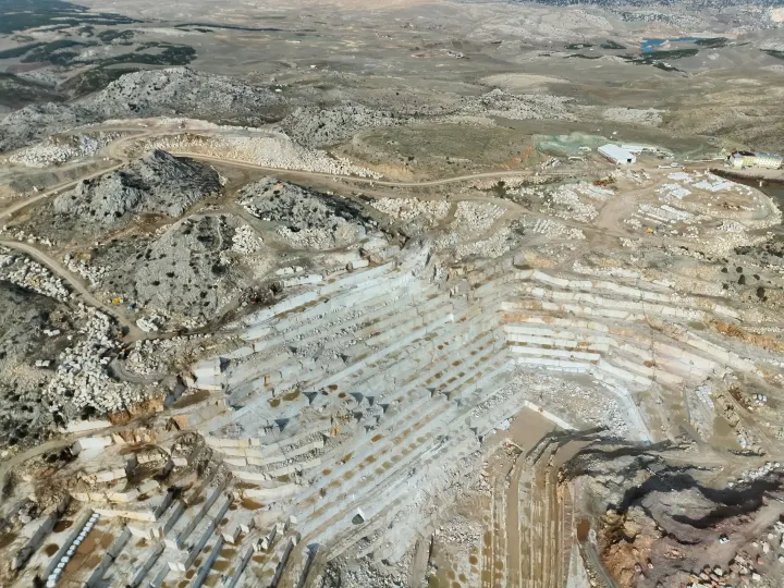 Erdemli ocakta blok stok alanı 5